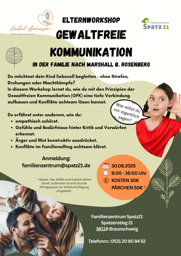 Vorderseite des Flyers "sichtbar - das Fachzentrum gegen sexuelle Gewalt"