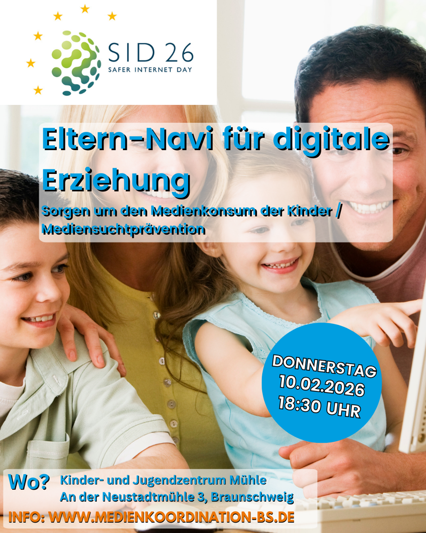 Flyer Digitale Erziehung