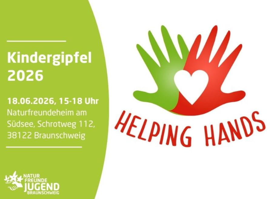 Kindergipfel 2026 - helping hands - Naturfreunde