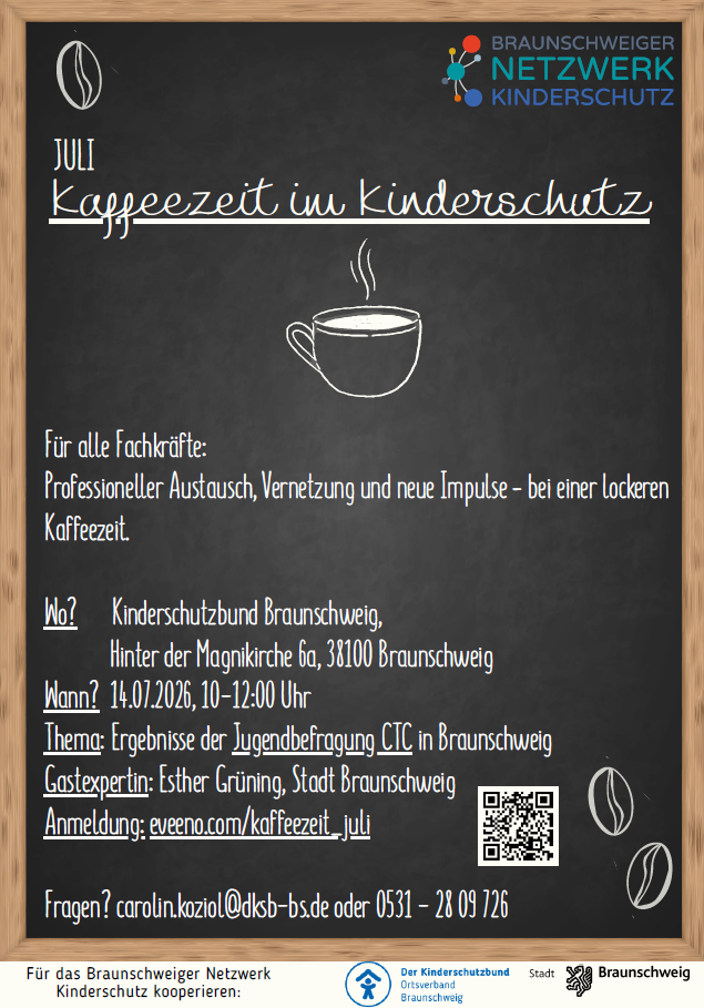 Kaffeezeit im Kinderschutz