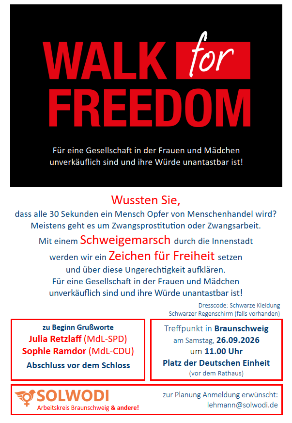 Walk for freedom